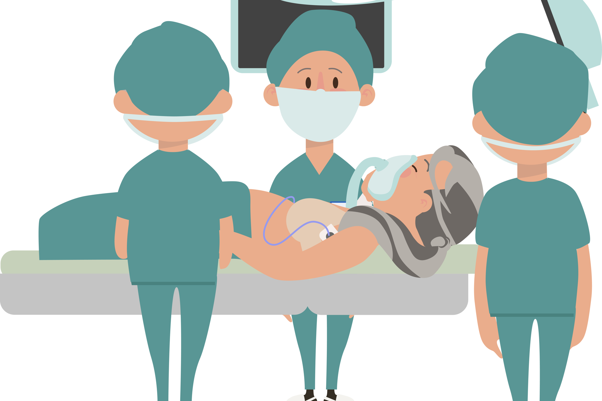 En gruppe mennesker som holder en blåkopi