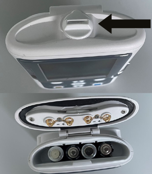 Et par hvite og svarte sko