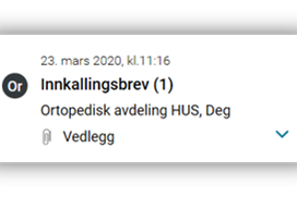 Skjermdump fra join-løsningen på helsenorge.no. Bilde.