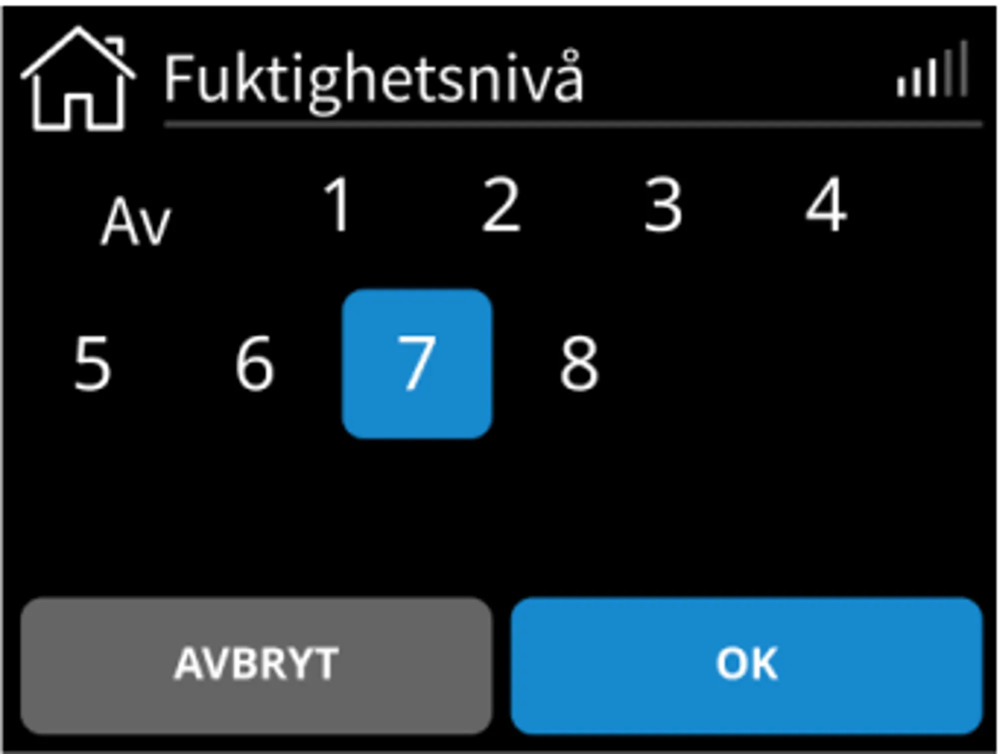 Illustrasjon av Fuktighetsnivå