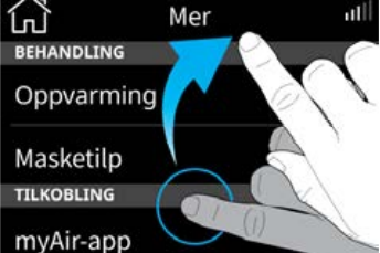 Illustrasjon av masketilpasning kontroll