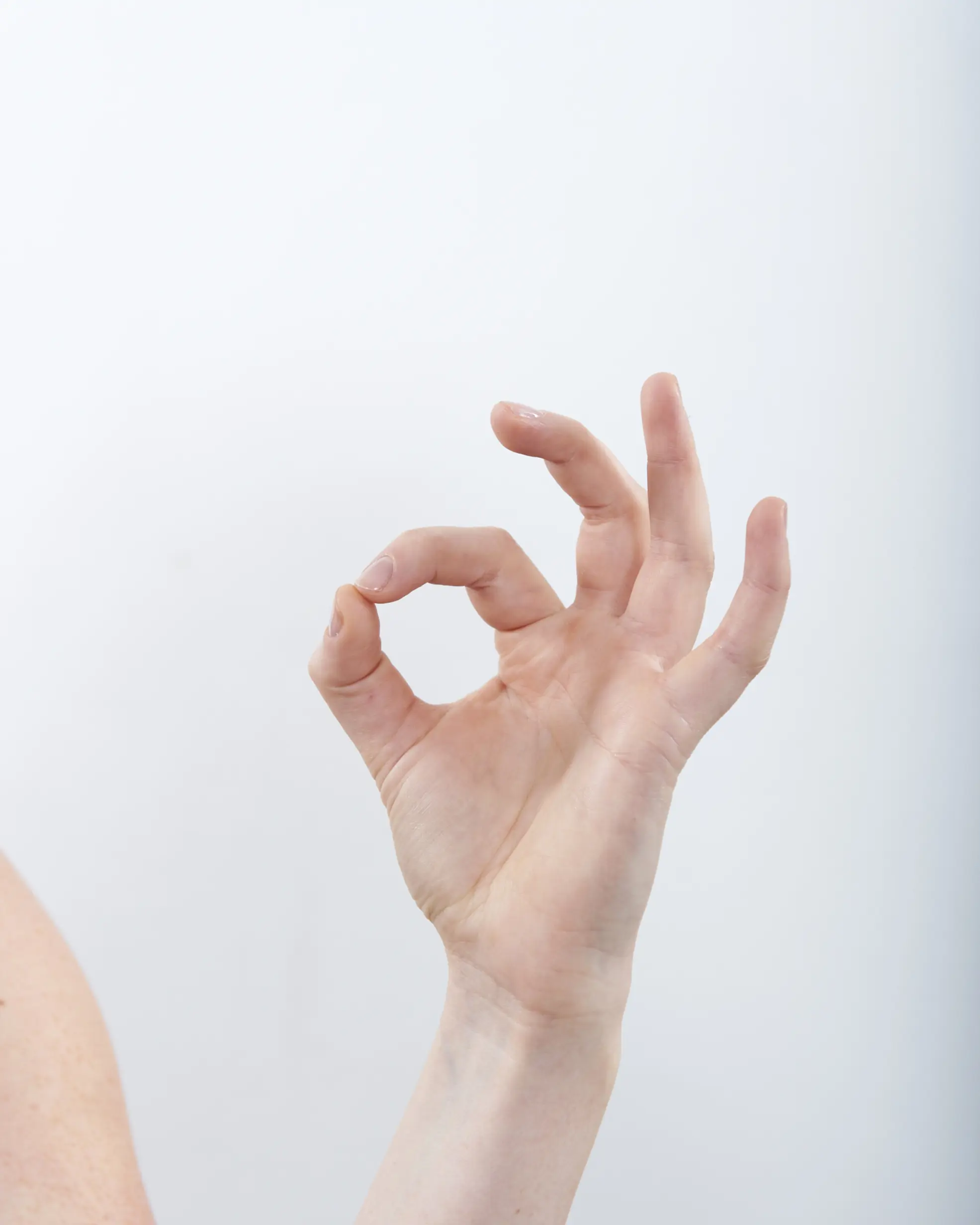 Tommel mot pekefinger